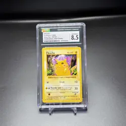 CGC 8.5 Pikachu 1999 Base Set 58/102 Shadowless Red Cheeks Pokemon Card - Image 3