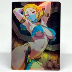 The Legend of Zelda Princess Zelda Goddess Anime Waifu ACG Foil Card - Image 1