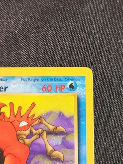 Kingler 38/62 Uncommon Fossil 1st Edition Non Holo Pokemon Card LP - Image 4