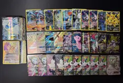 Lot of 150 Pokemon Cards Mega/EX/GX/Full Art/V/VMAX Modern Collection HP-DAMAGED - Image 1