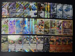 Lot of 150 Pokemon Cards Mega/EX/GX/Full Art/V/VMAX Modern Collection HP-DAMAGED - Image 3