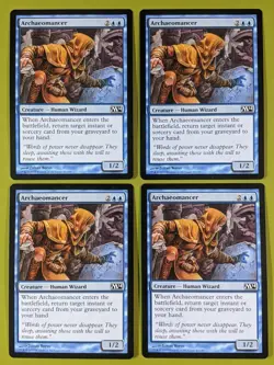 Archaeomancer x4 Magic 2014 Core Set M14 4x Magic the Gathering MTG - Image 1