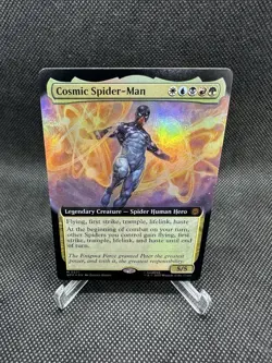 Cosmic Spider-Man Extended Art Foil Marvel's Spider-Man MTG 0271 - Image 1