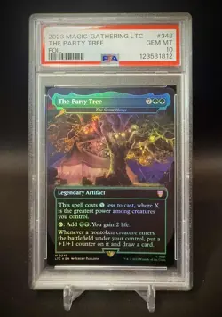 🌈 PSA 10 - The Party Tree - FOIL - Lord of the Rings Tales of Middle Earth 348 - Image 1