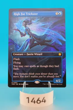 MTG High Fae Trickster (Borderless) Foundations Regular #307 - Image 1