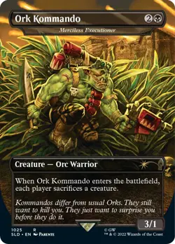 MTG Ork Kommando - Merciless Executioner (Borderless) - 1025 / English / Near Mi - Image 1