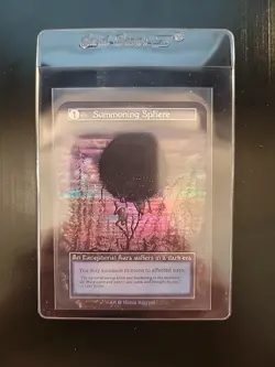 Summoning Sphere Sorcery Contested Realm Alpha Exceptional Foil - Image 1