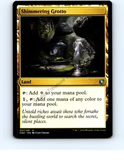 Shimmering Grotto #221 Conspiracy: Take the Crown MTG NP NM/NM+ - Image 1