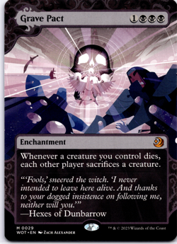 Grave Pact Borderless NM MTG - Image 1