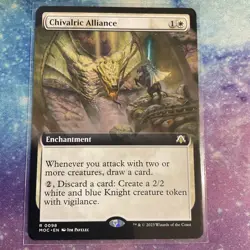 Chivalric Alliance (REGULAR) x1 - MTG March of the Machine Commander MOC #98 - Image 1