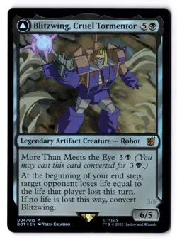 Blitzwing, Cruel Tormentor NM* FOIL Transformers ENGLISH 004/015 mtg -UnltdCards - Image 1