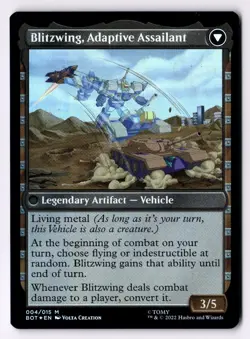Blitzwing, Cruel Tormentor NM* FOIL Transformers ENGLISH 004/015 mtg -UnltdCards - Image 2
