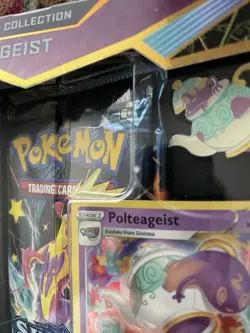 Pokemon TCG: Shining Fates Mad Party Pin Collections Box X3 New Sealed - Image 3