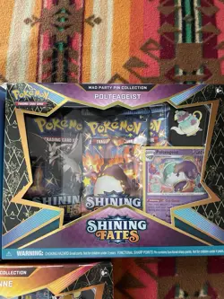 Pokemon TCG: Shining Fates Mad Party Pin Collections Box X3 New Sealed - Image 4