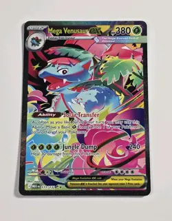 2025 Pokemon Mega Evolution - Mega Venusaur EX SIR 177/132 Pack Fresh Mint - Image 1