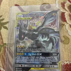 Pikachu & Zekrom GX Tag Team 2016 Pokemon Sun Moon Black Star Promo #SM168 - Image 1