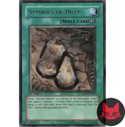 Yugioh Symbols of Duty TAEV-EN060 Rare 1st Edition NM - Image 1