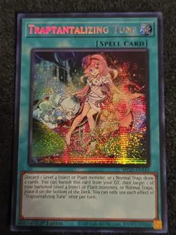 Yugioh! - Traptantalizing Tune - MP25-EN143 - Prismatic Secret Rare - NM/M - Image 1