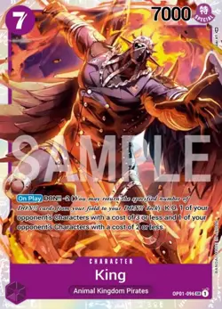 King - OP01-096 - SR - Foil - Booster OP-01: Romance Dawn #OP01-096 One Piece TC - Image 1