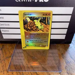 Larvitar Pokemon TCG Card 89/147 Reverse Holo Aquapolis E-Reader, MINT - Image 1