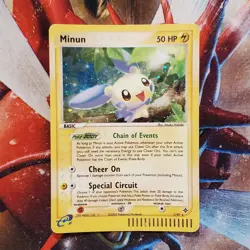 Minun - 7/97 - Holo Rare - e-Series - Pokemon Card - Lot #655 - Image 2