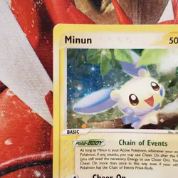 Minun - 7/97 - Holo Rare - e-Series - Pokemon Card - Lot #655 - Image 3