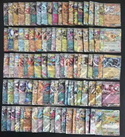 Pokemon Bulk Lot of 100 ex RR Double Rare Set Japanese Card Eevee Mewtoo #14 SQ - Image 1