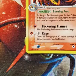 Typhlosion - 034 Holographic Promo Rare - Pokemon Card - Lot #654 - Image 4