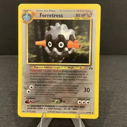Forretress 21/75 Neo Discovery Rare Non-Holo Vintage Pokemon TCG Card - Image 1