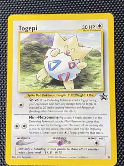 Togepi # 30 - NM - Black Star Promo Pokemon Card - Image 1