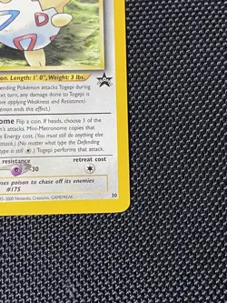 Togepi # 30 - NM - Black Star Promo Pokemon Card - Image 4
