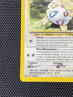 Togepi # 30 - NM - Black Star Promo Pokemon Card - Image 5