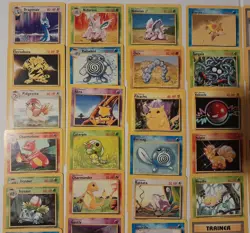 Pokemon TCG Base Set Unlimited 50 Card Lot LP - NM Vintage WOTC - Image 2