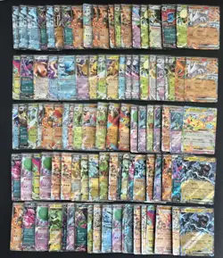 Pokemon Bulk Lot of 100 ex RR Double Rare Set Japanese Card Pikachu #16 SQ - Image 1