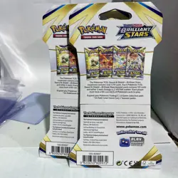 Pokemon TCG: Sword & Shield-Brilliant Stars Sleeved Booster Pack X2 (20 Cards) - Image 2