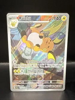 Pokemon TCG Raichu Illustration Card 211/193 Paldea Evolved - Image 1