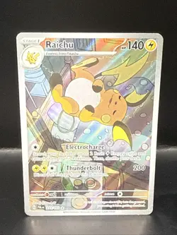 Pokemon TCG Raichu Illustration Card 211/193 Paldea Evolved - Image 2