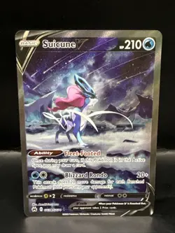 Pokemon TCG Suicune V GG38/GG70 2023 Crown Zenith Ultra Rare Card - NM - Image 1