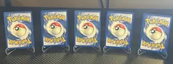 9 Vintage Pokemon Cards Bulk Lot Including Holos - Pokemon TCG - Jungle, Base + - Image 4