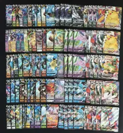 100 Lot Pokemon TCG Chinese Card RR RRR VMAX Umbreon Glaceon Pikachu A28 SQ - Image 1