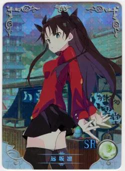 Goddess Story - Rin Tohsaka - NS-2M07-045 - Anime Waifu SR Trading Card - Image 1