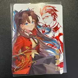 Fate Stay Night Tohsaka Rin Foil Doujin Goddess Story Trading Card ZR 5M05 005 - Image 1