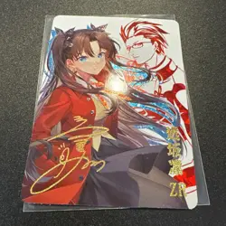 Fate Stay Night Tohsaka Rin Foil Doujin Goddess Story Trading Card ZR 5M05 005 - Image 2