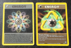 Team Rocket Rainbow & Neo Genisis Recycle Energy Lot Non Holo Rare Cards - LP - Image 1