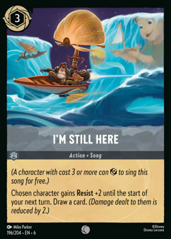 I'm Still Here #196 Common | Lorcana: Azurite Sea Card - Image 1