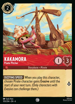 Kakamora - Pirate Pitcher #105 Common | Lorcana: Azurite Sea Card - Image 1