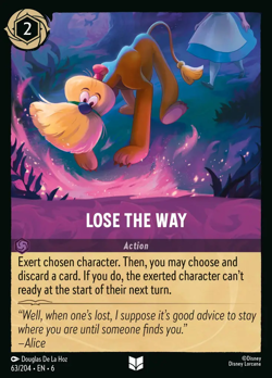 Lose the Way #63 Uncommon | Lorcana: Azurite Sea Card - Image 1