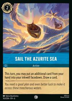 Sail the Azurite Sea #163 Common | Lorcana: Azurite Sea Card - Image 1