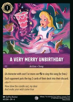 A Very Merry Unbirthday #60 Common | Lorcana: Azurite Sea Card - Image 1
