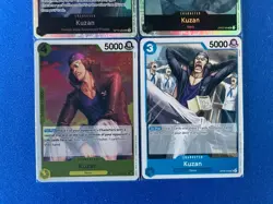 Kuzan One Piece TCG 4-card lot OP02/OP10 Super Rare+OP09 Rare+more - PWE - Image 5